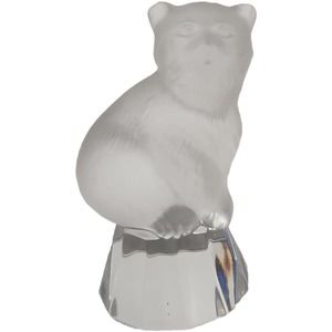 WMF Collection Germany Bear Lead Crystal Sculpture Mini 4"